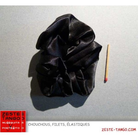 Chouchou tissu satin, basique