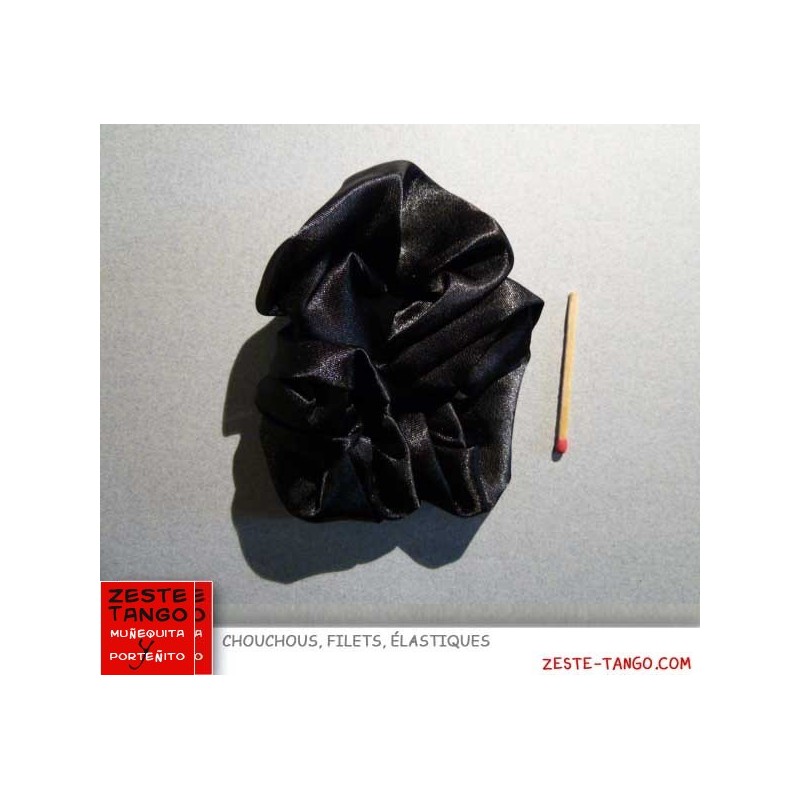 Chouchou tissu satin, basique