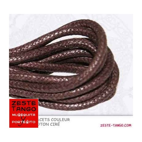 Lacet couleur Marron Chocolat