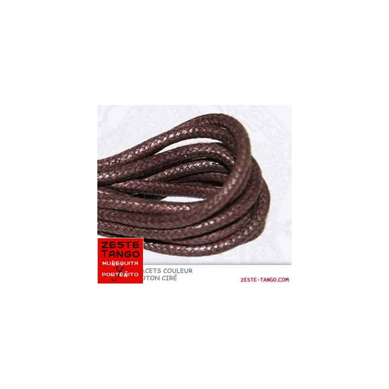 Lacet couleur Marron Chocolat